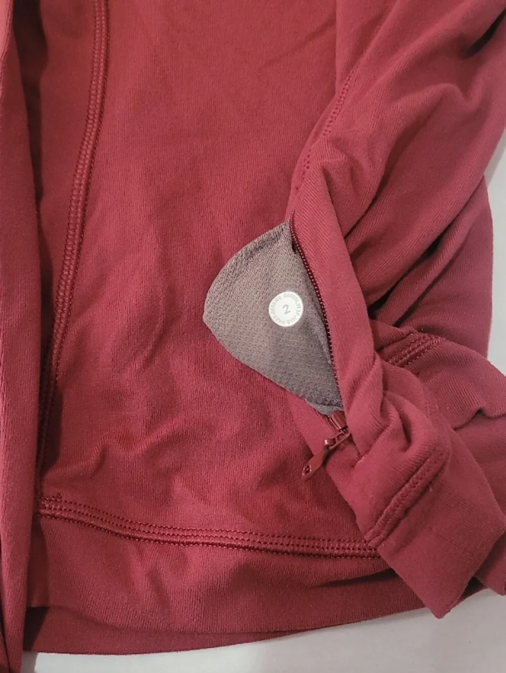 lululemon💎 athletica Long-Sleeve Crew Top in Deep Wine